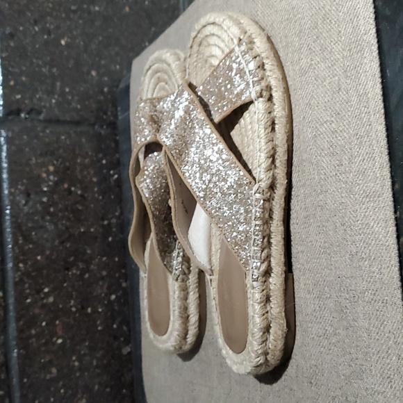 Joie Womens Ianna Espadrille Gold Sandals - Picture 2 of 13